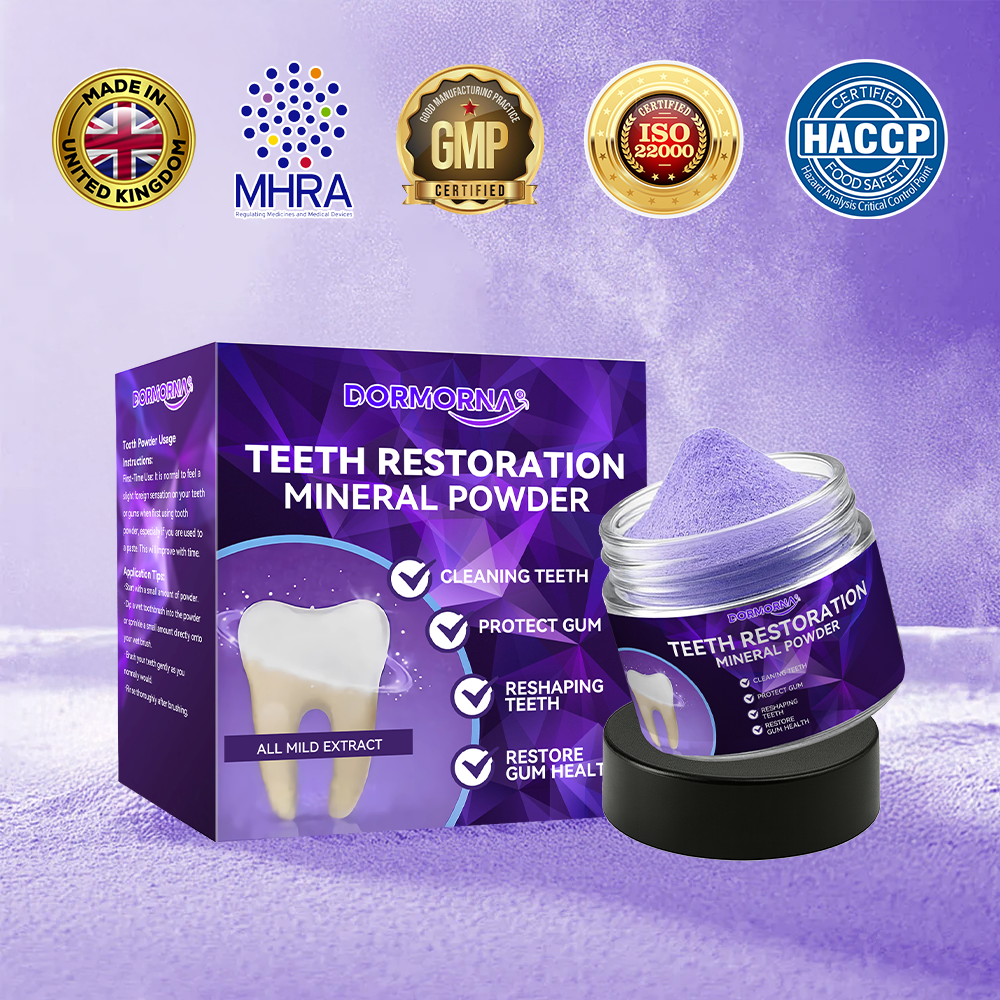 𝐃𝐨𝐫𝐦𝐨𝐫𝐧𝐚®🍀 𝐓𝐞𝐞𝐭𝐡 𝐑𝐞𝐬𝐭𝐨𝐫𝐚𝐭𝐢𝐨𝐧 𝐌𝐢𝐧𝐞𝐫𝐚𝐥 𝐏𝐨𝐰𝐝𝐞𝐫🦷(🎁Flash Sale - Don’t Miss Out)