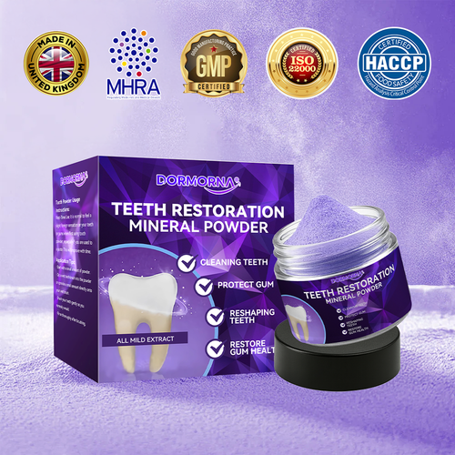 𝐃𝐨𝐫𝐦𝐨𝐫𝐧𝐚®🍀 𝐓𝐞𝐞𝐭𝐡 𝐑𝐞𝐬𝐭𝐨𝐫𝐚𝐭𝐢𝐨𝐧 𝐌𝐢𝐧𝐞𝐫𝐚𝐥 𝐏𝐨𝐰𝐝𝐞𝐫🦷(🎁Flash Sale - Don’t Miss Out)